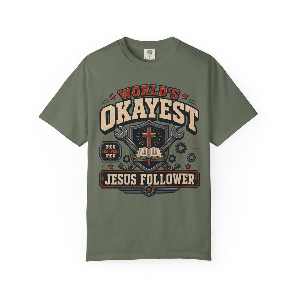 Worlds Okayest Jesus Follower Iron
