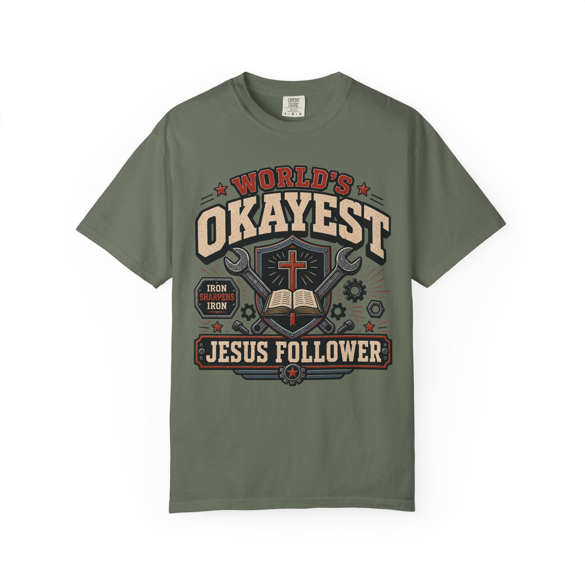 Worlds Okayest Jesus Follower Iron