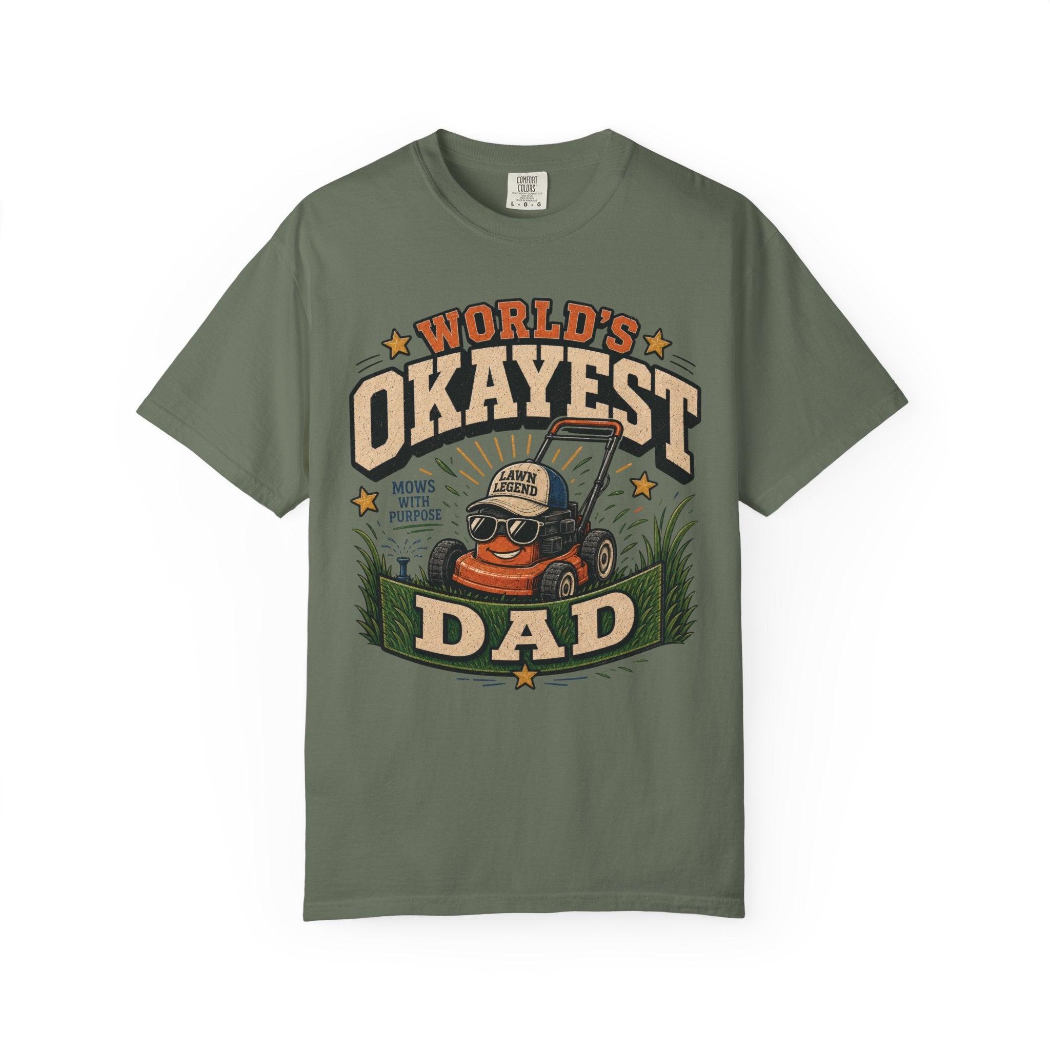 Worlds Okayest Dad Lawnmower