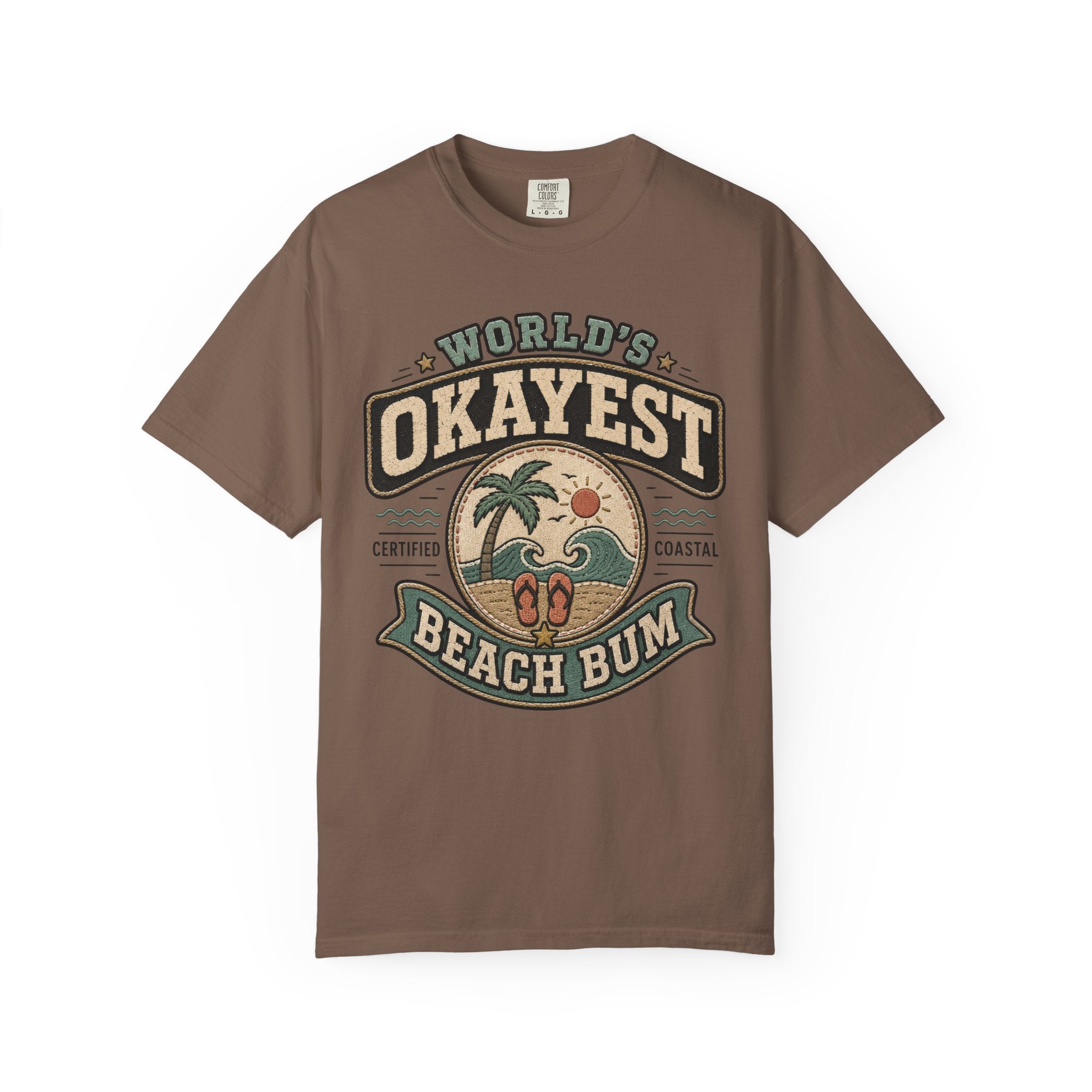 Worlds Okayest Beach Bum Patch