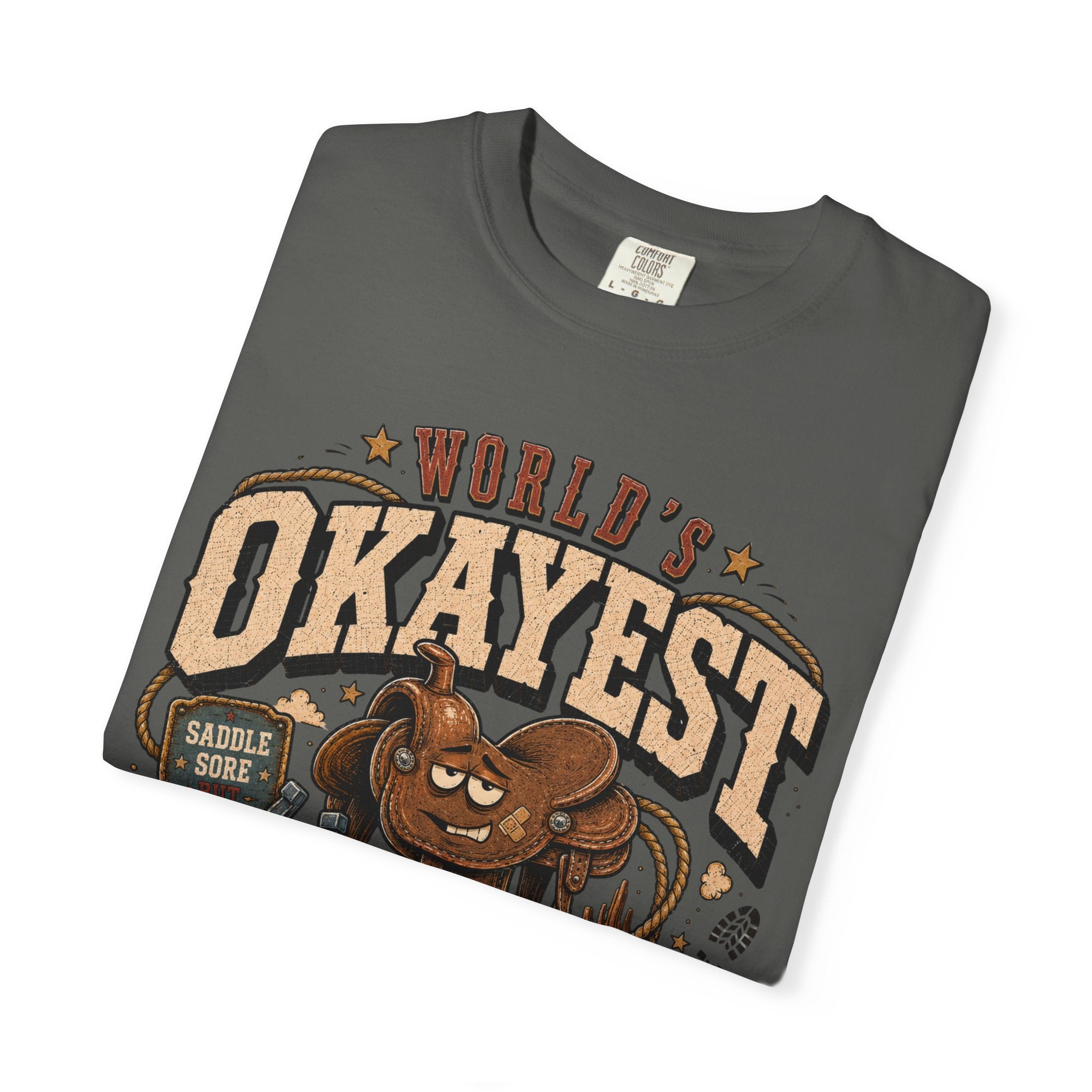 Worlds Okayest Cowboy Saddle