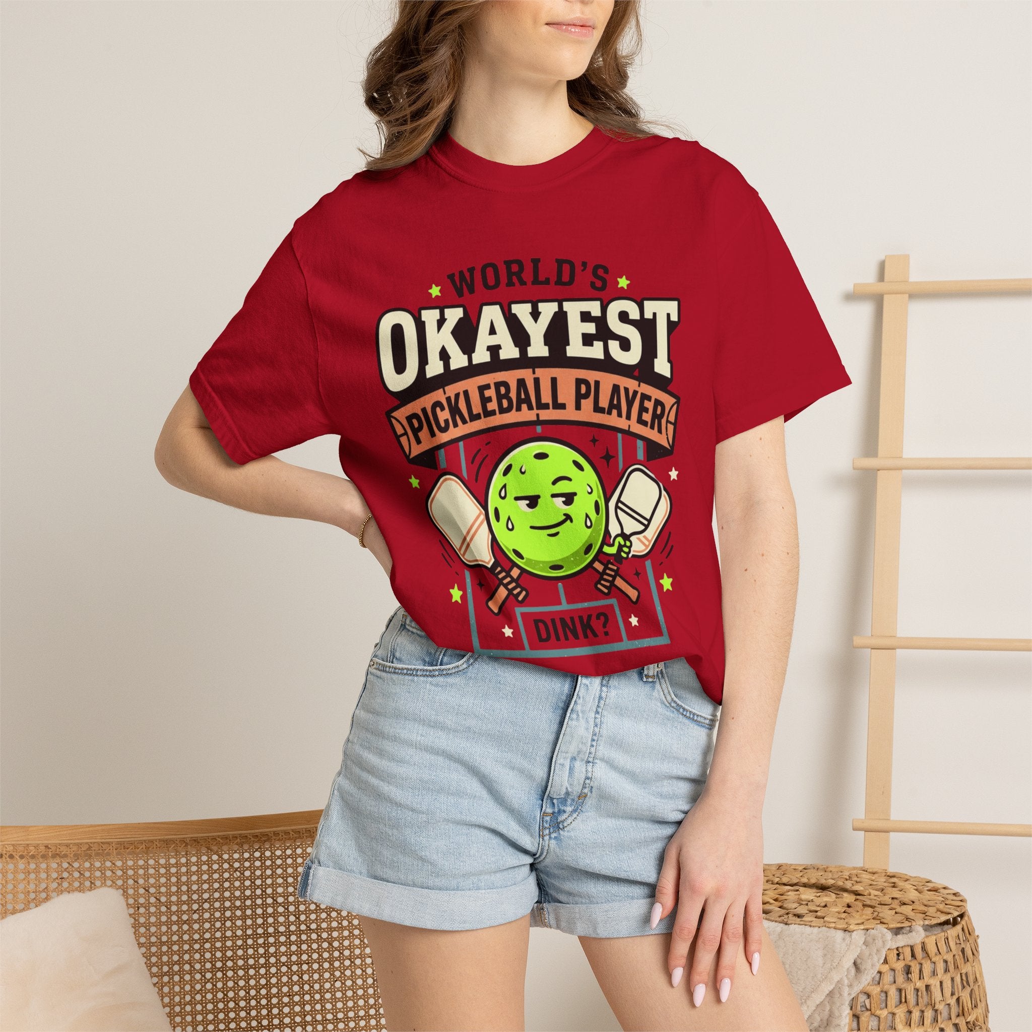 Worlds Okayest Pickleball Player Green