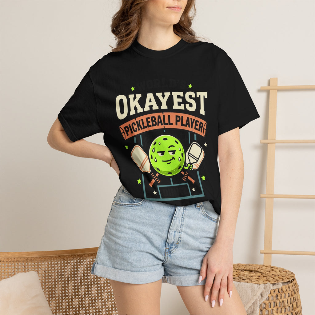 Worlds Okayest Pickleball Player Green