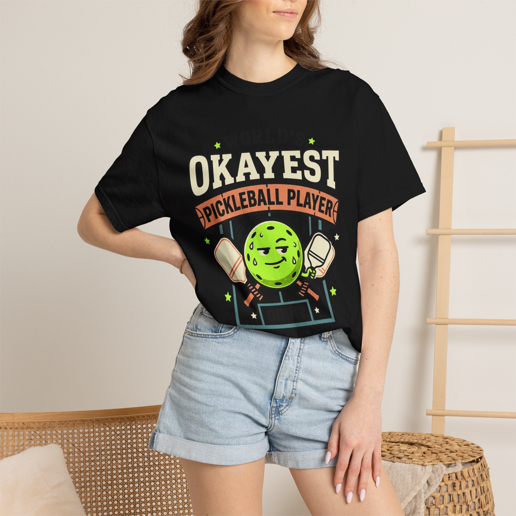 Worlds Okayest Pickleball Player Green