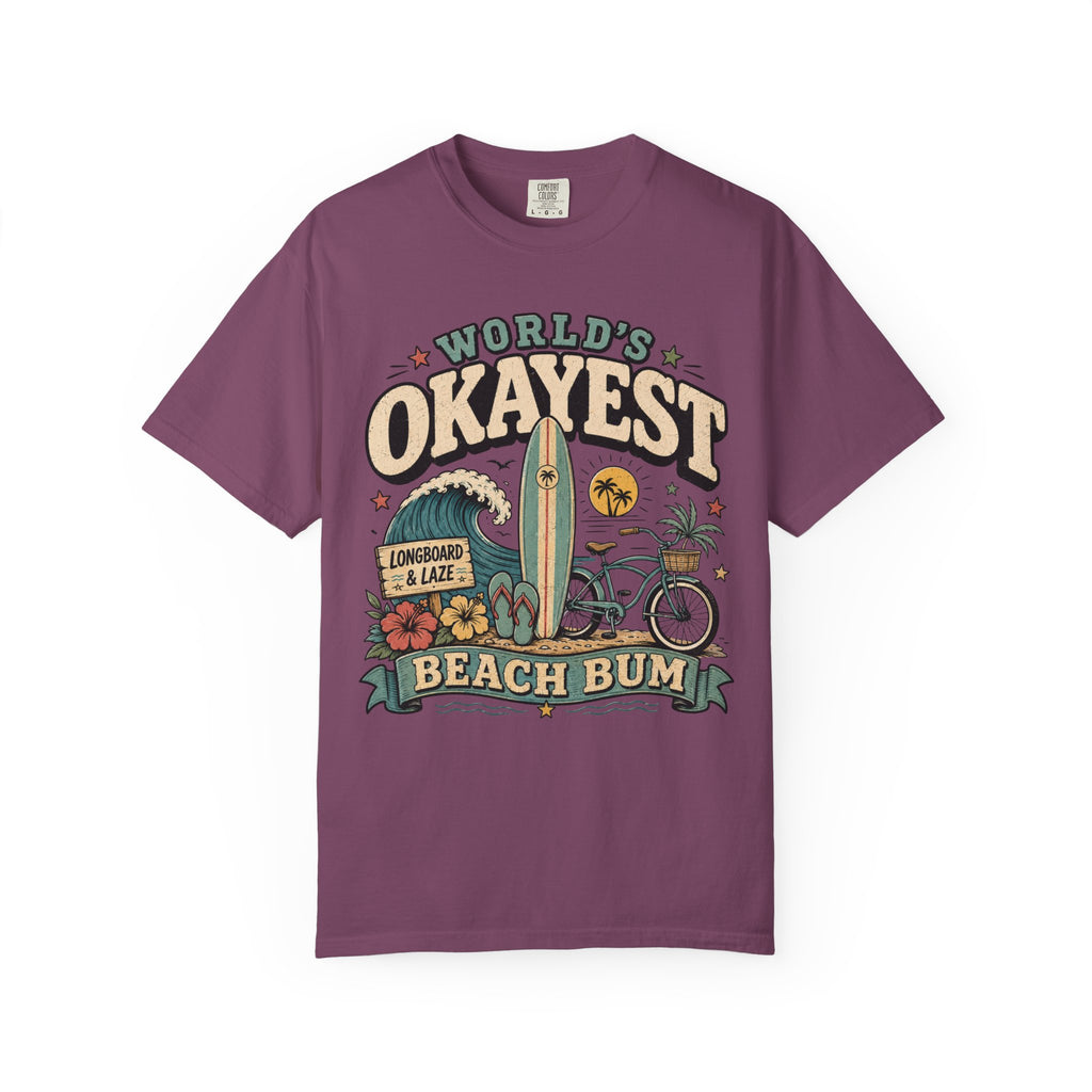 Worlds Okayest Beach Bum Longboard