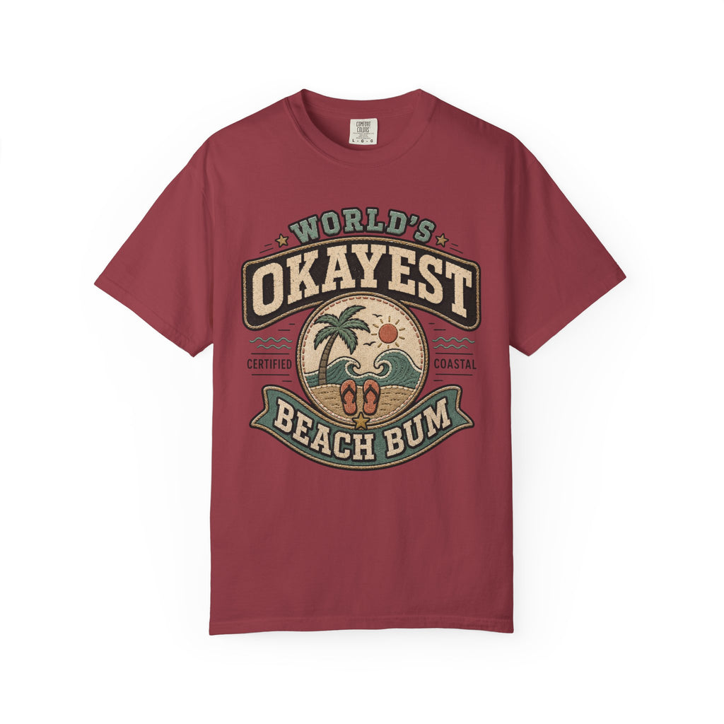 Worlds Okayest Beach Bum Patch