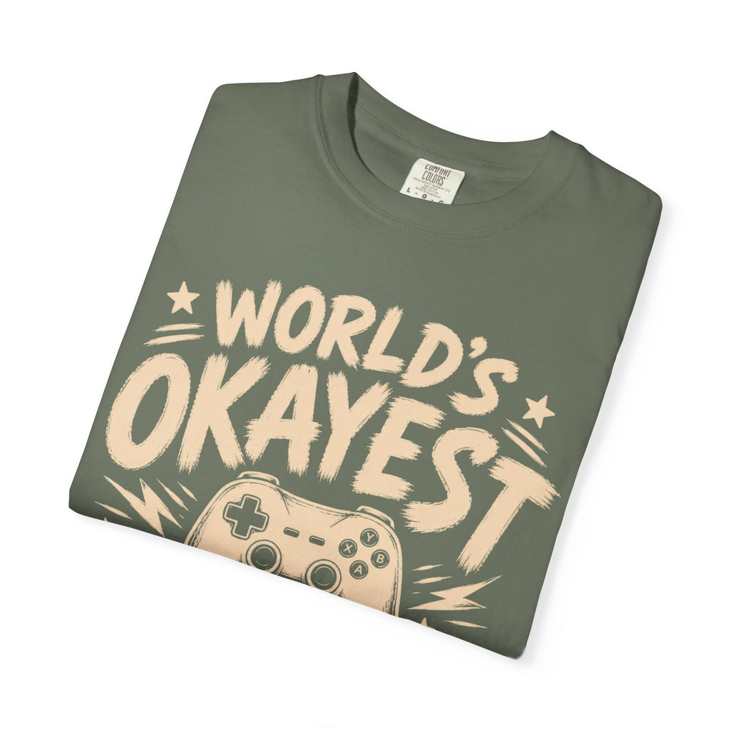 Worlds Okayest Gamer Text