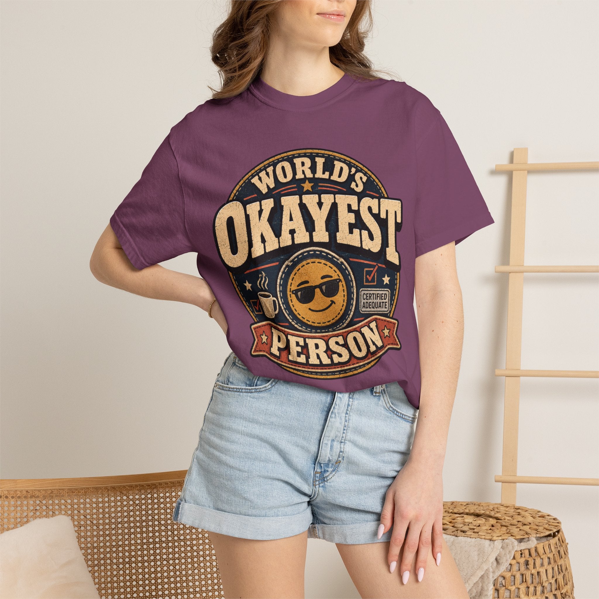 Worlds Okayest Person Badge