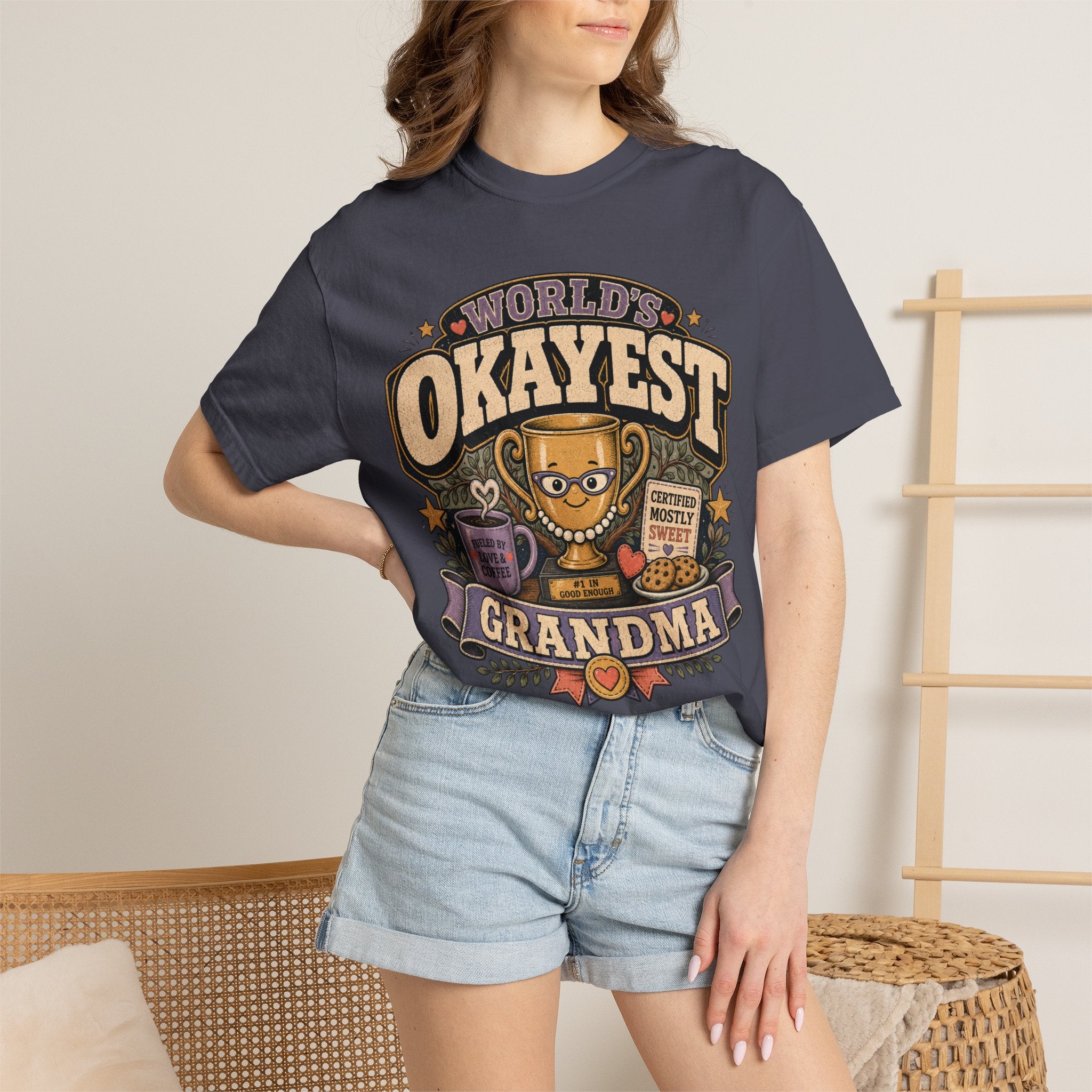 Worlds Okayest Grandma Trophy