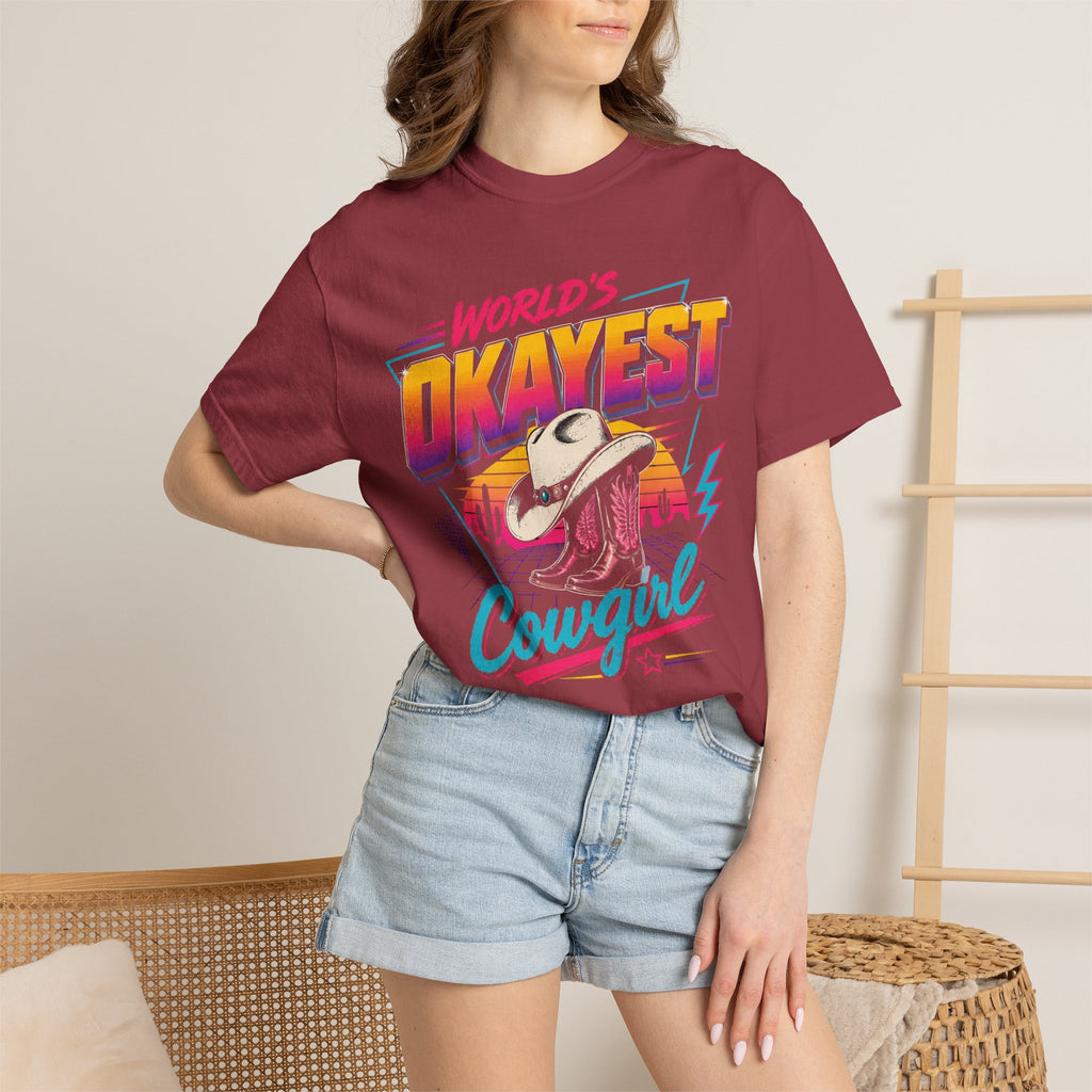 Worlds Okayest Cowgirl 80's