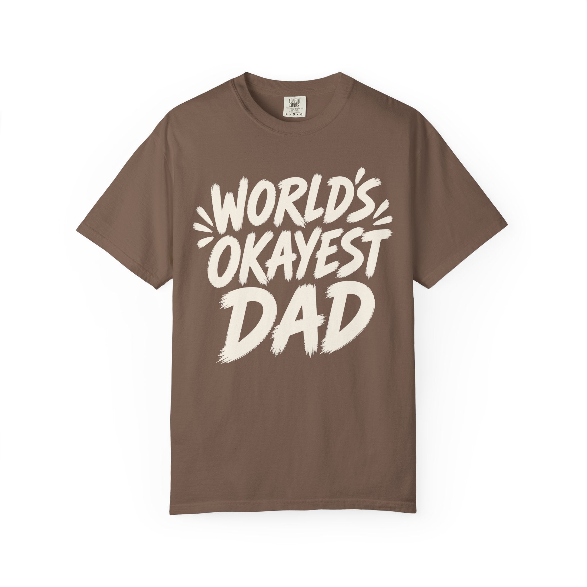 Worlds Okayest Dad Text