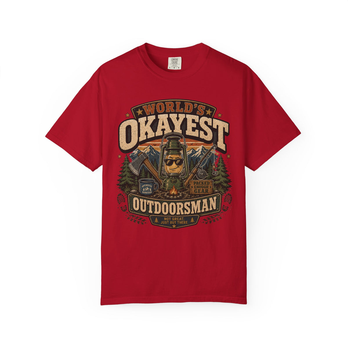 Worlds Okayest Outdoorsman Lantern