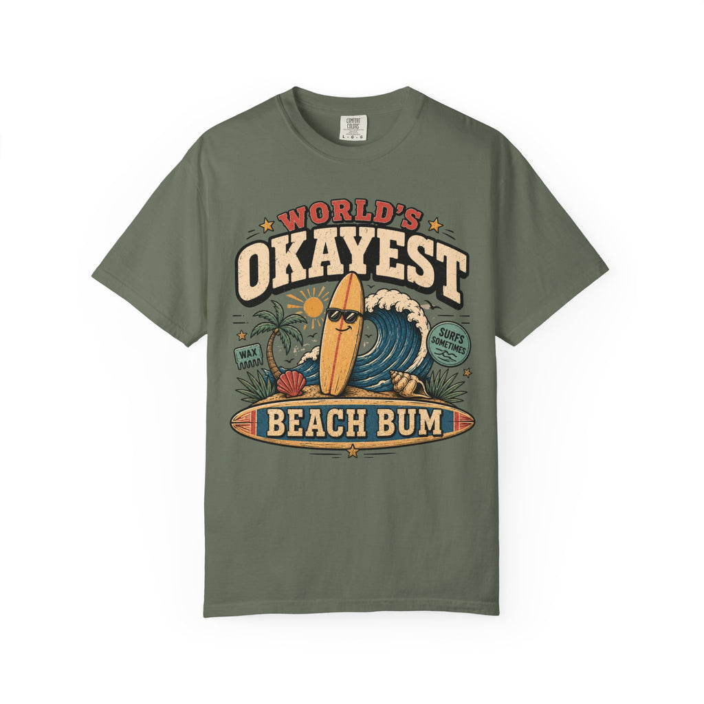 Worlds Okayest Beach Bum Relaxed Board