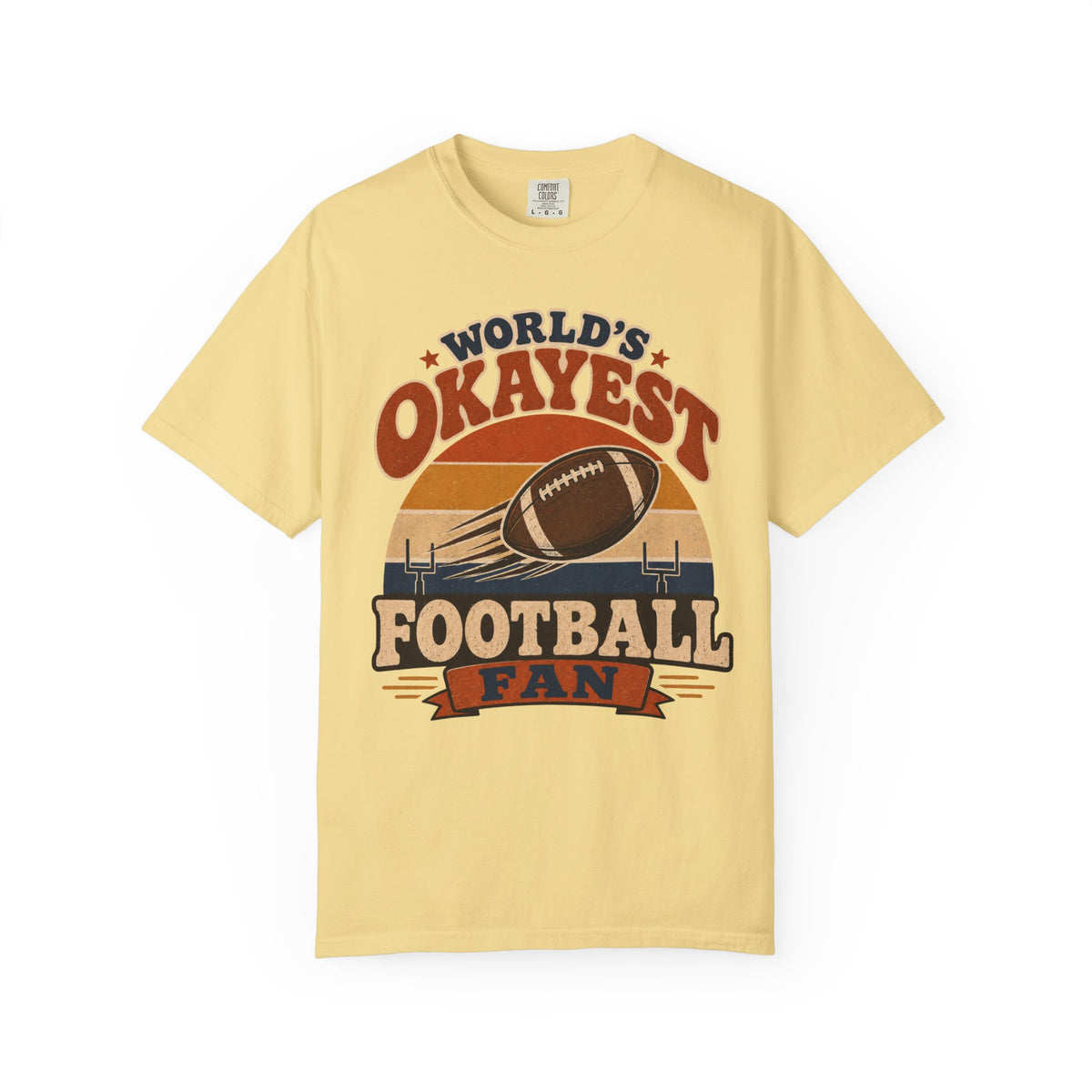 Worlds Okayest Football Fan Retro