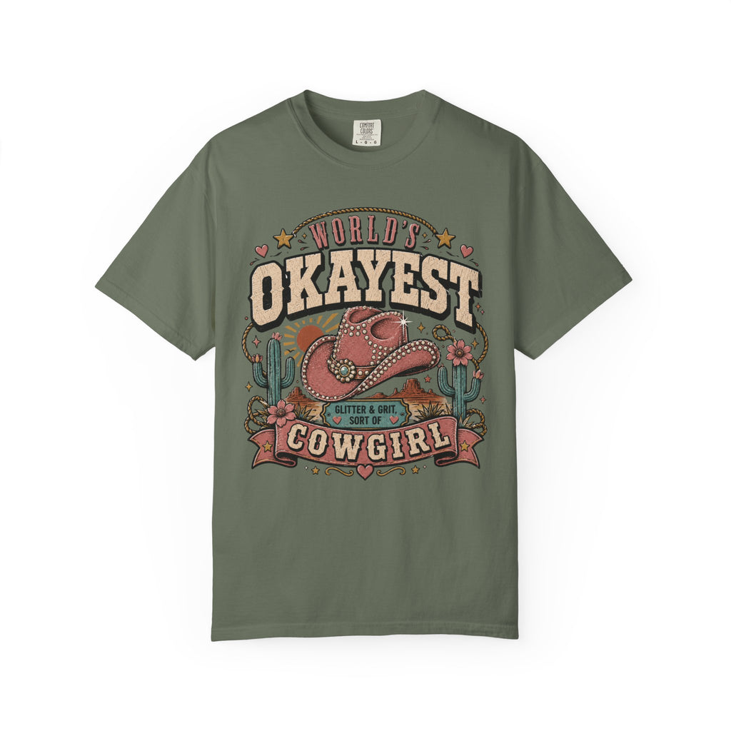 Worlds Okayest Cowgirl Hat