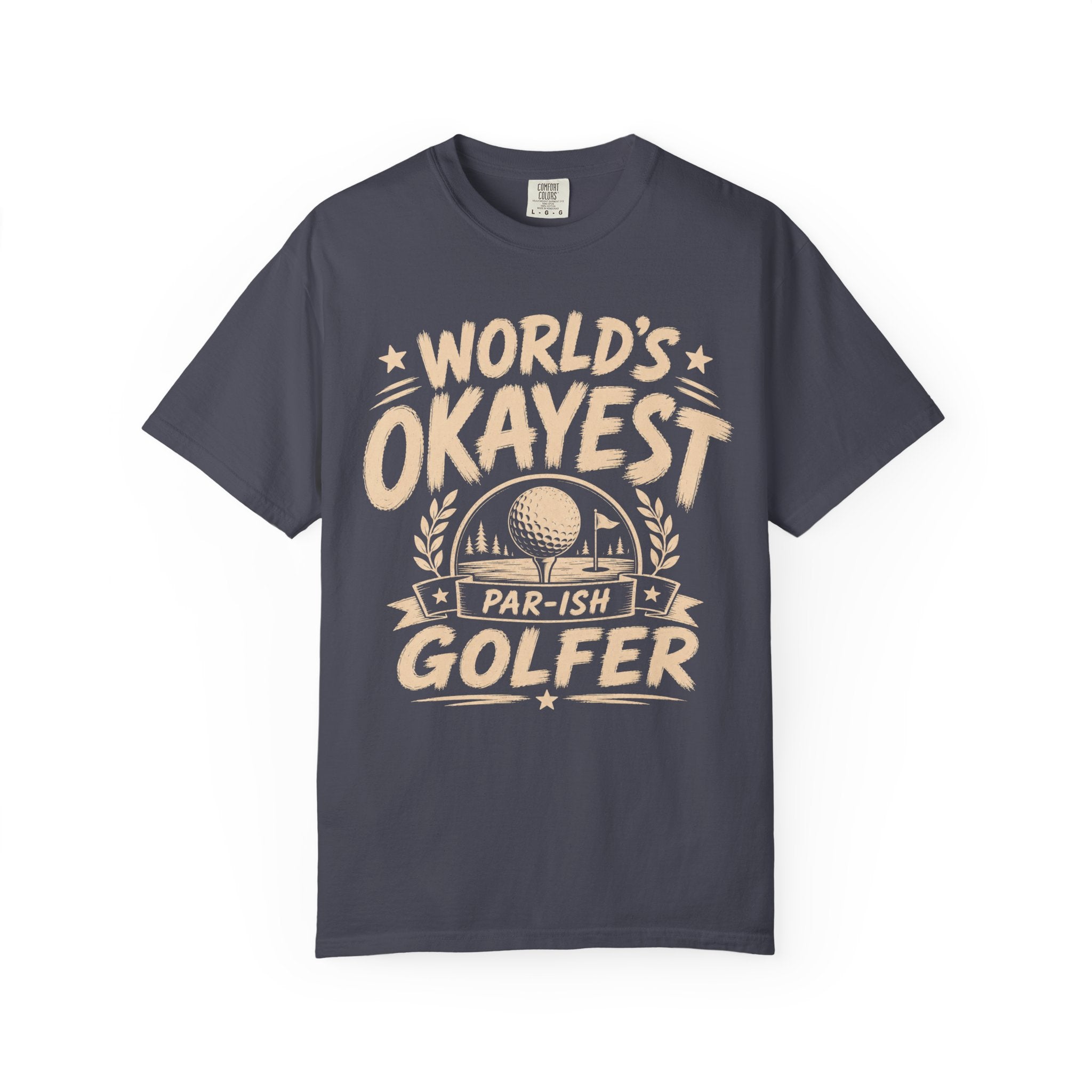 Worlds Okayest Golfer Text