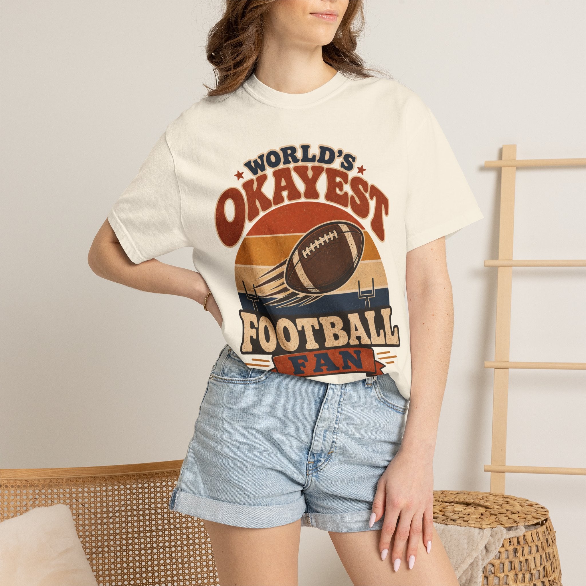 Worlds Okayest Football Fan Retro