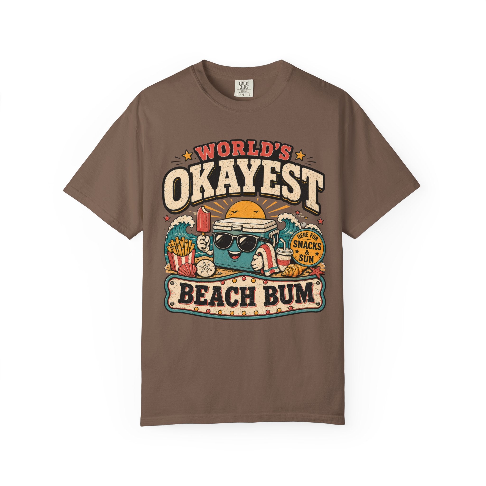 Worlds Okayest Beach Bum Cooler