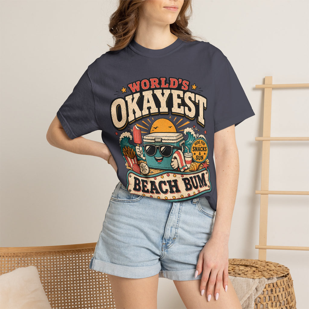 Worlds Okayest Beach Bum Cooler