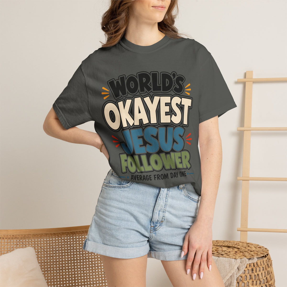 Worlds Okayest Jesus Follower Text