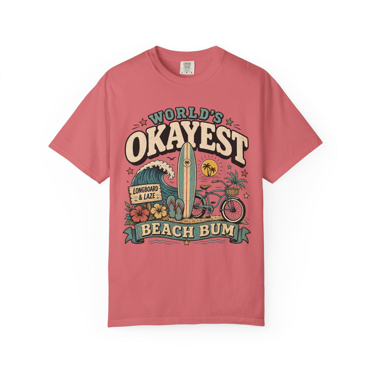 Worlds Okayest Beach Bum Longboard