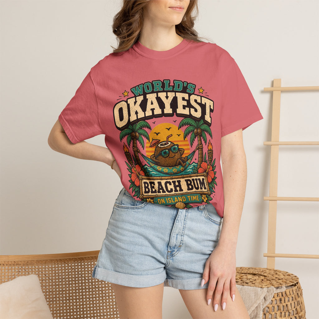 Worlds Okayest Beach Bum Coconut
