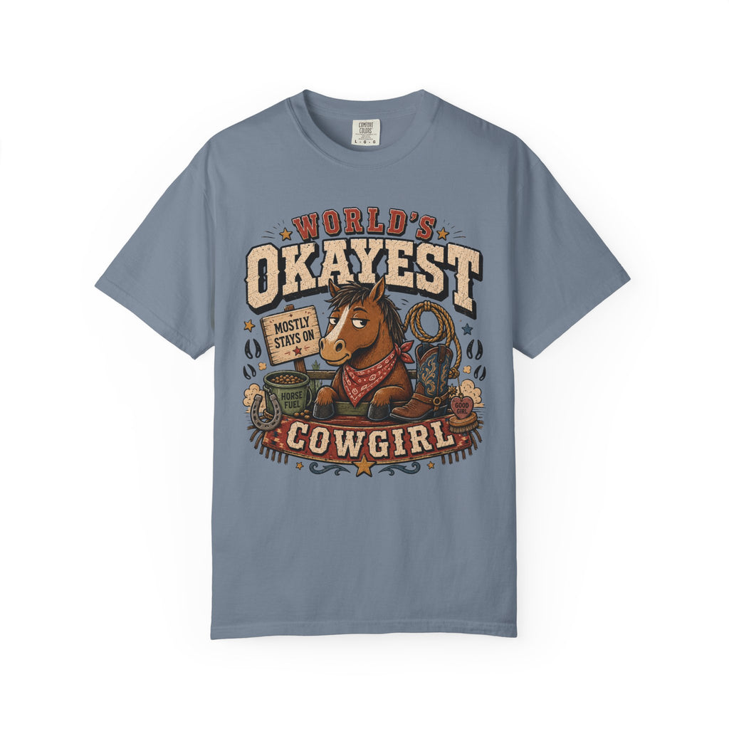 Worlds Okayest Cowgirl Horse