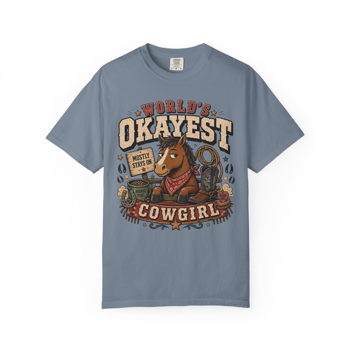 Worlds Okayest Cowgirl Horse