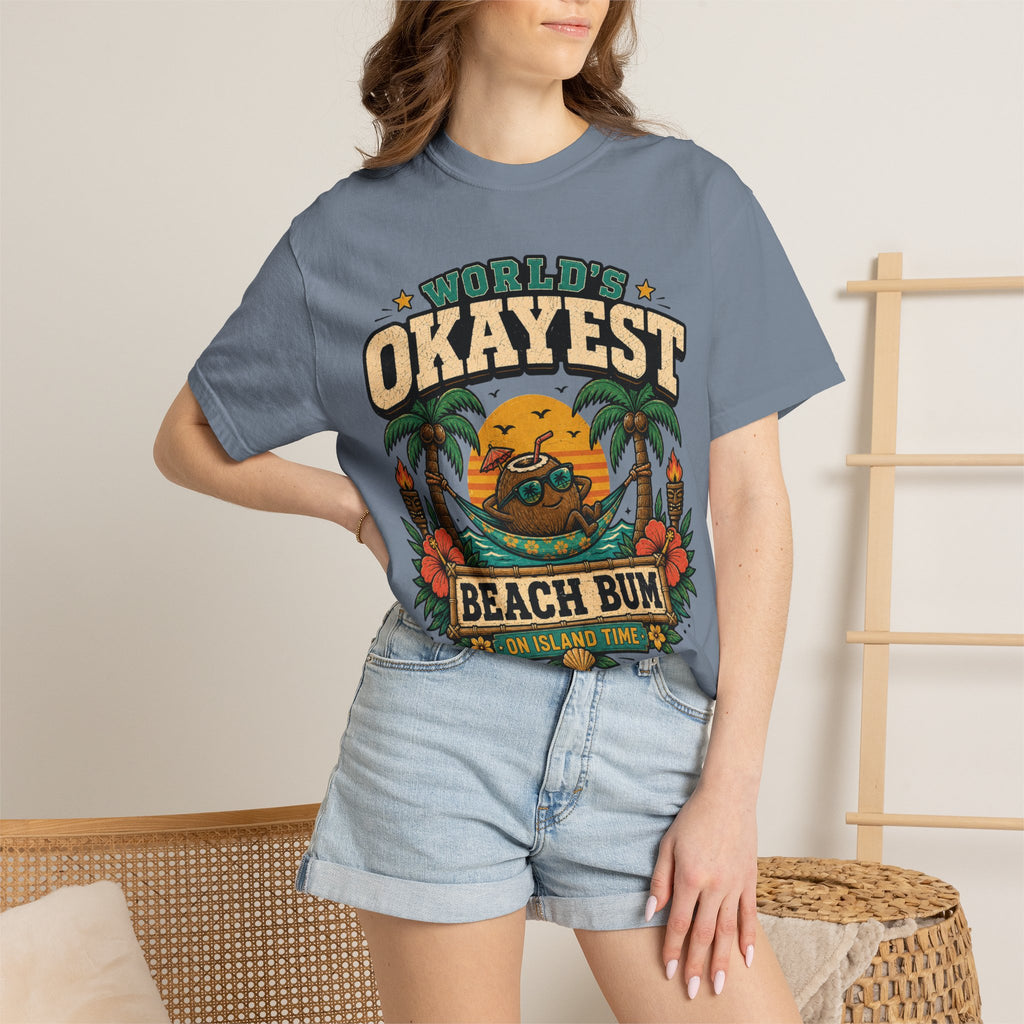 Worlds Okayest Beach Bum Coconut