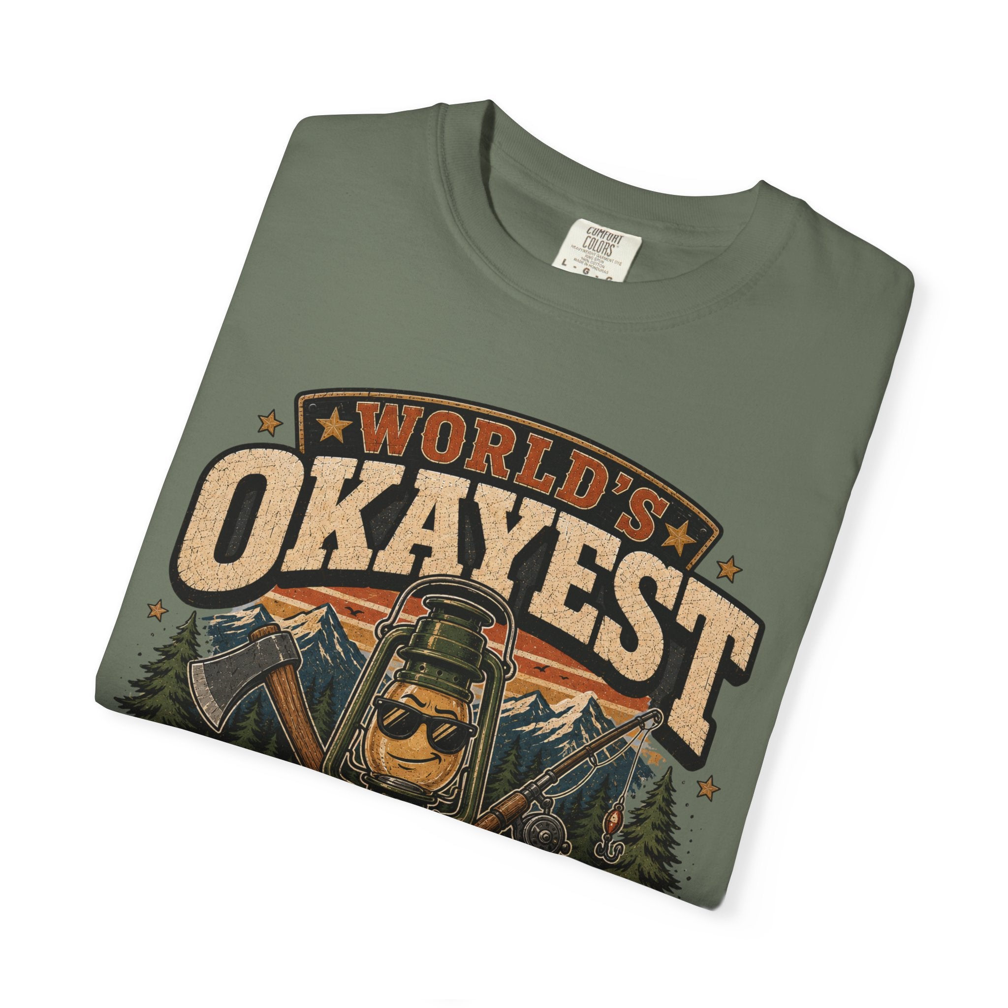 Worlds Okayest Outdoorsman Lantern