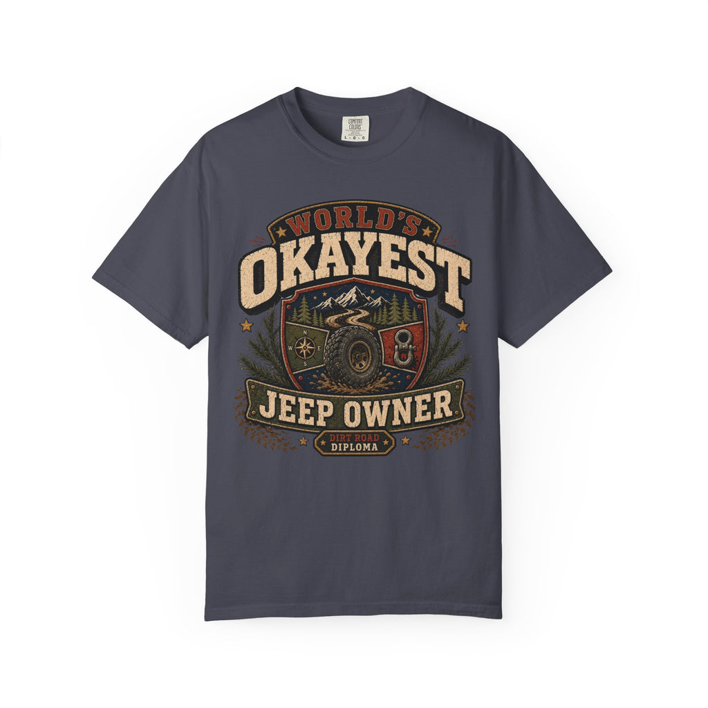 Worlds Okayest Jeep Owner Badge