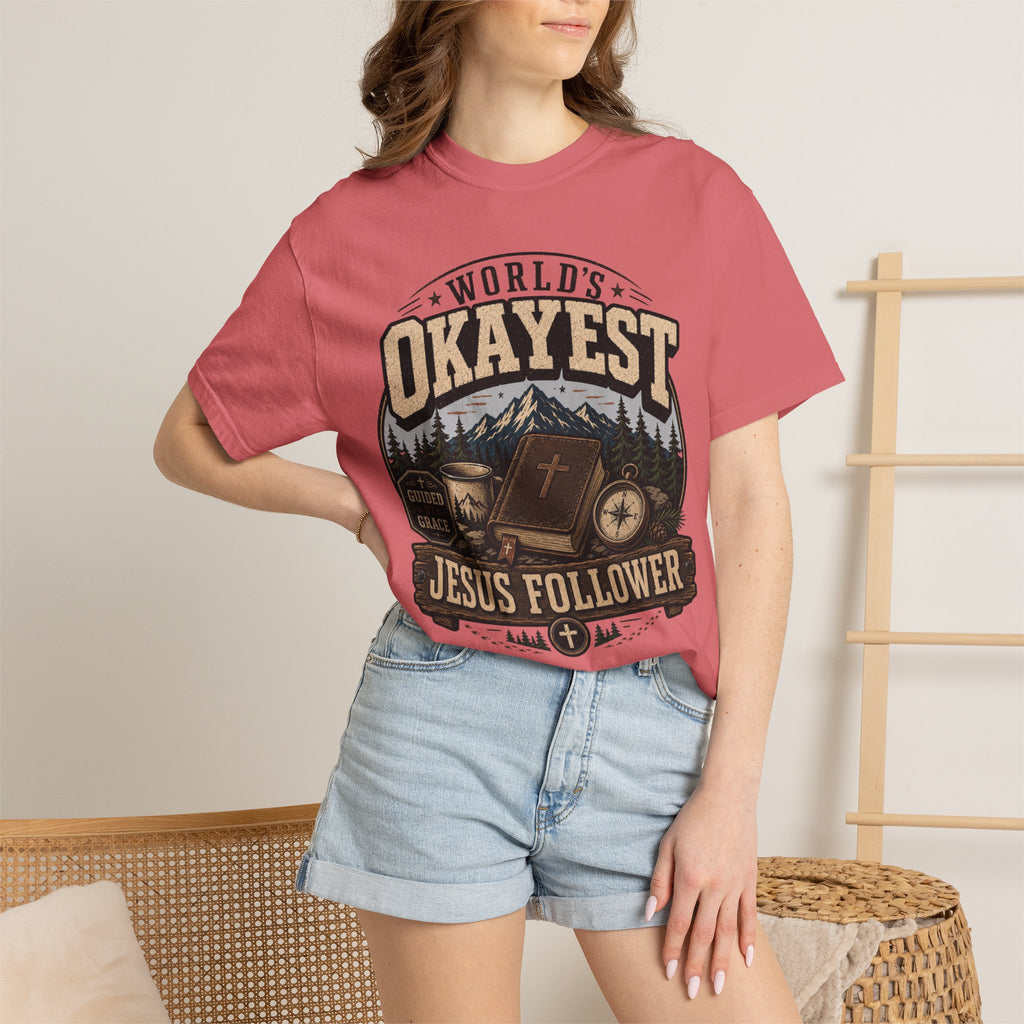 Worlds Okayest Jesus Follower Badge
