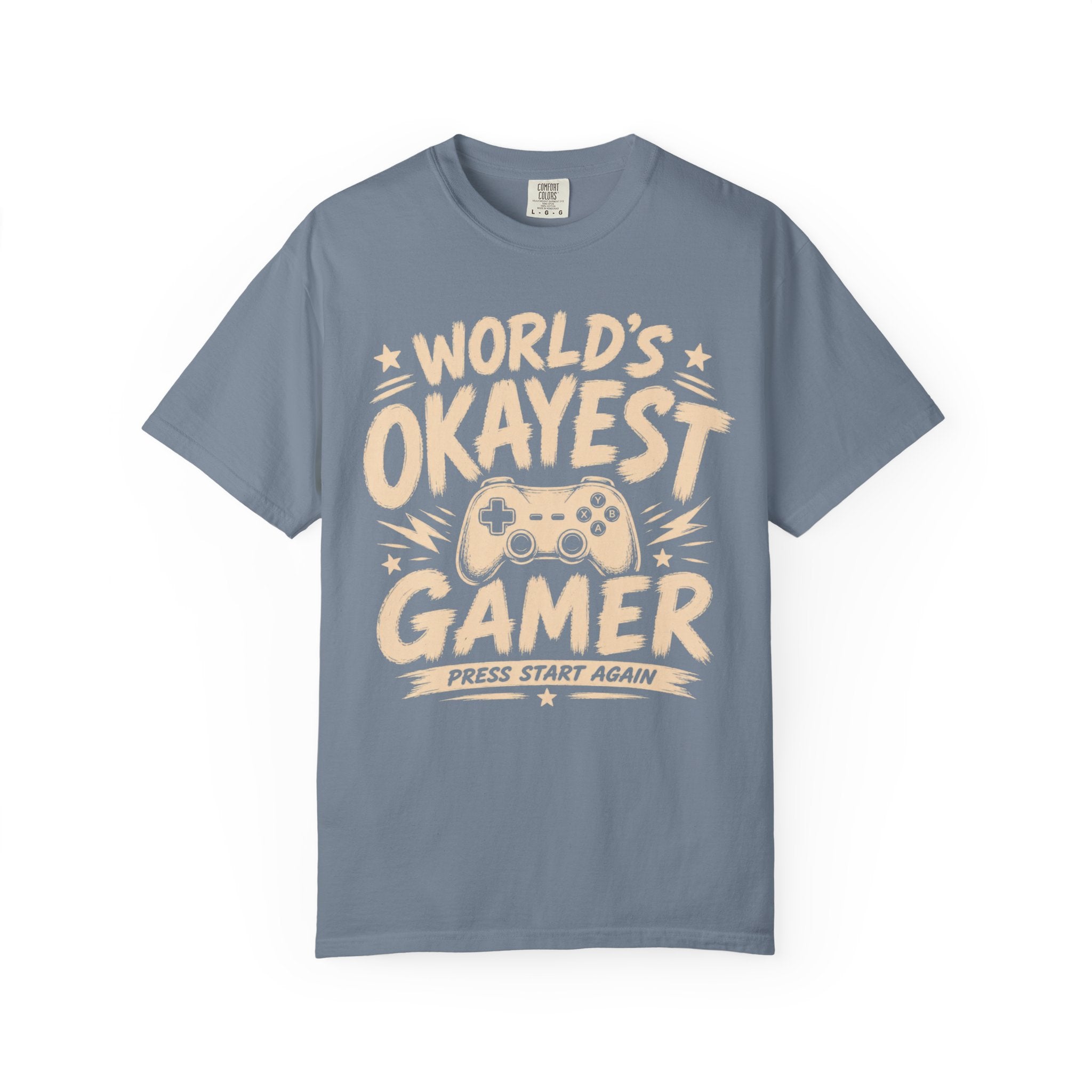 Worlds Okayest Gamer Text
