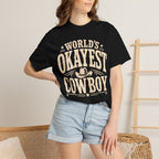 Worlds Okayest Cowboy Text