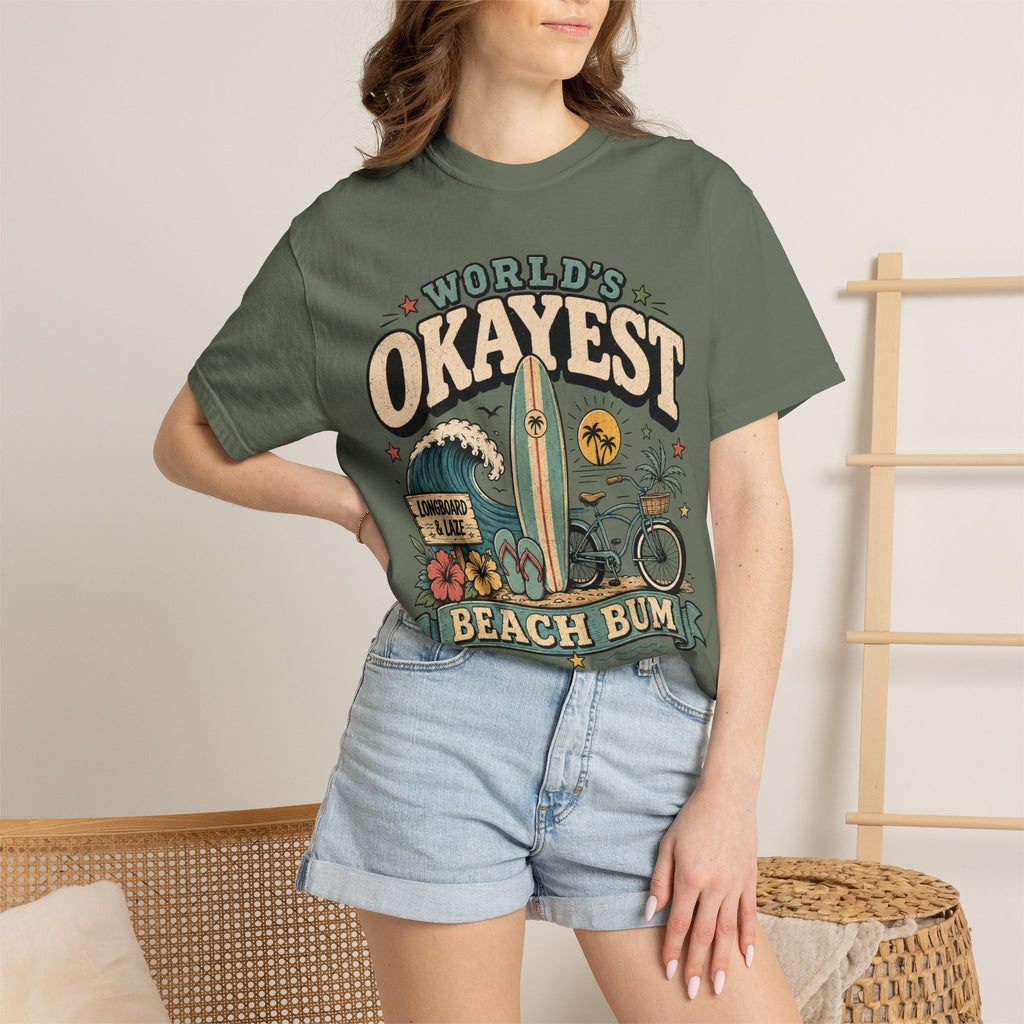 Worlds Okayest Beach Bum Longboard