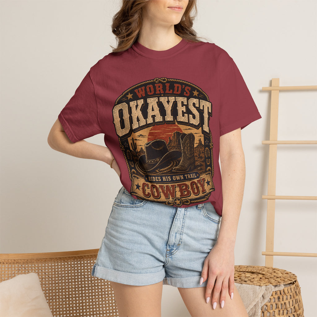 Worlds Okayest Cowboy Sunset