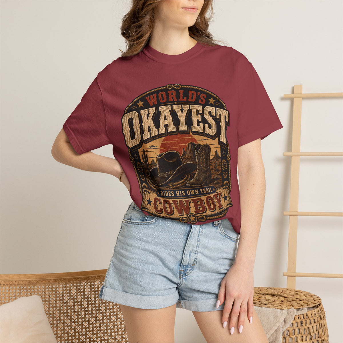 Worlds Okayest Cowboy Sunset