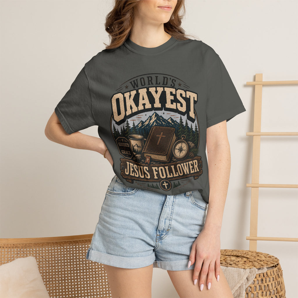 Worlds Okayest Jesus Follower Badge