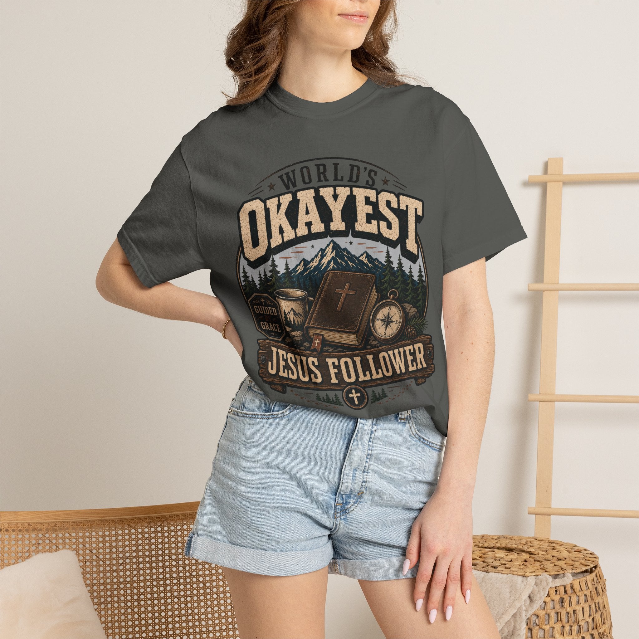 Worlds Okayest Jesus Follower Badge