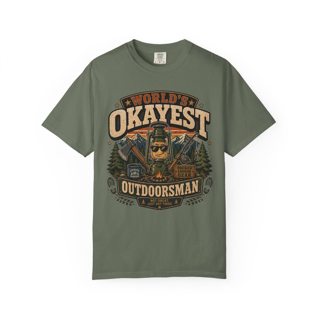Worlds Okayest Outdoorsman Lantern