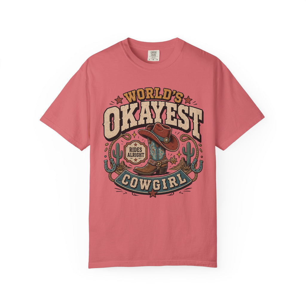 Worlds Okayest Cowgirl Boot
