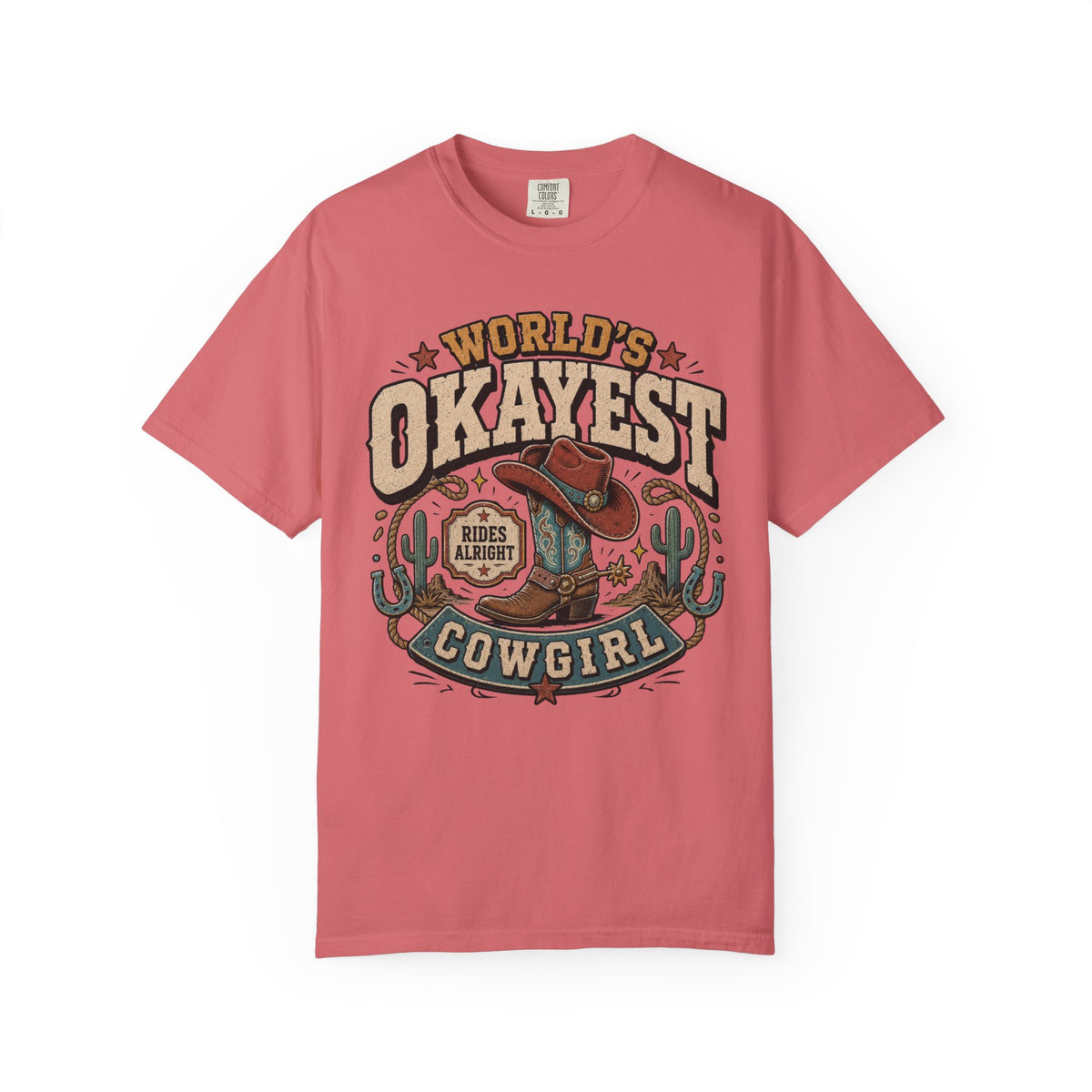 Worlds Okayest Cowgirl Boot