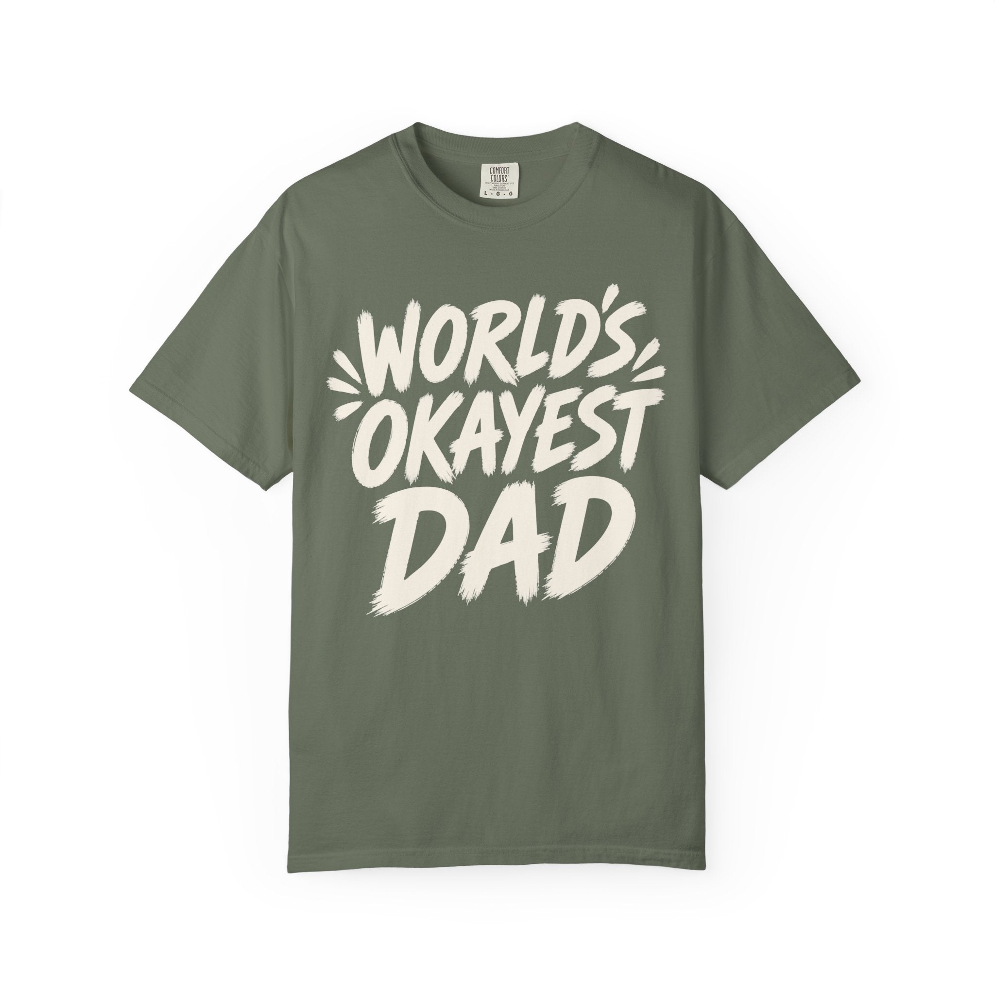 Worlds Okayest Dad Text