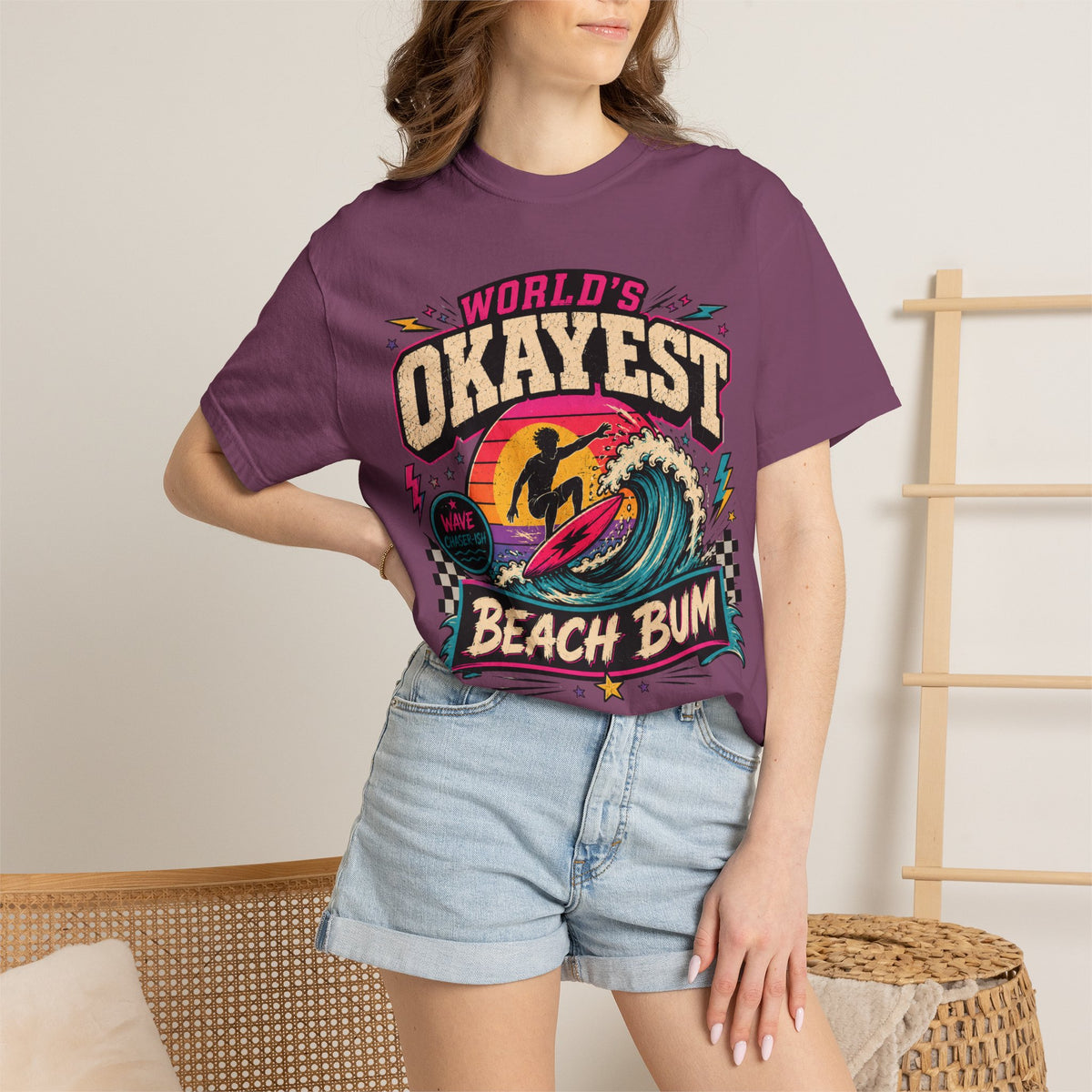 Worlds Okayest Beach Bum 80's