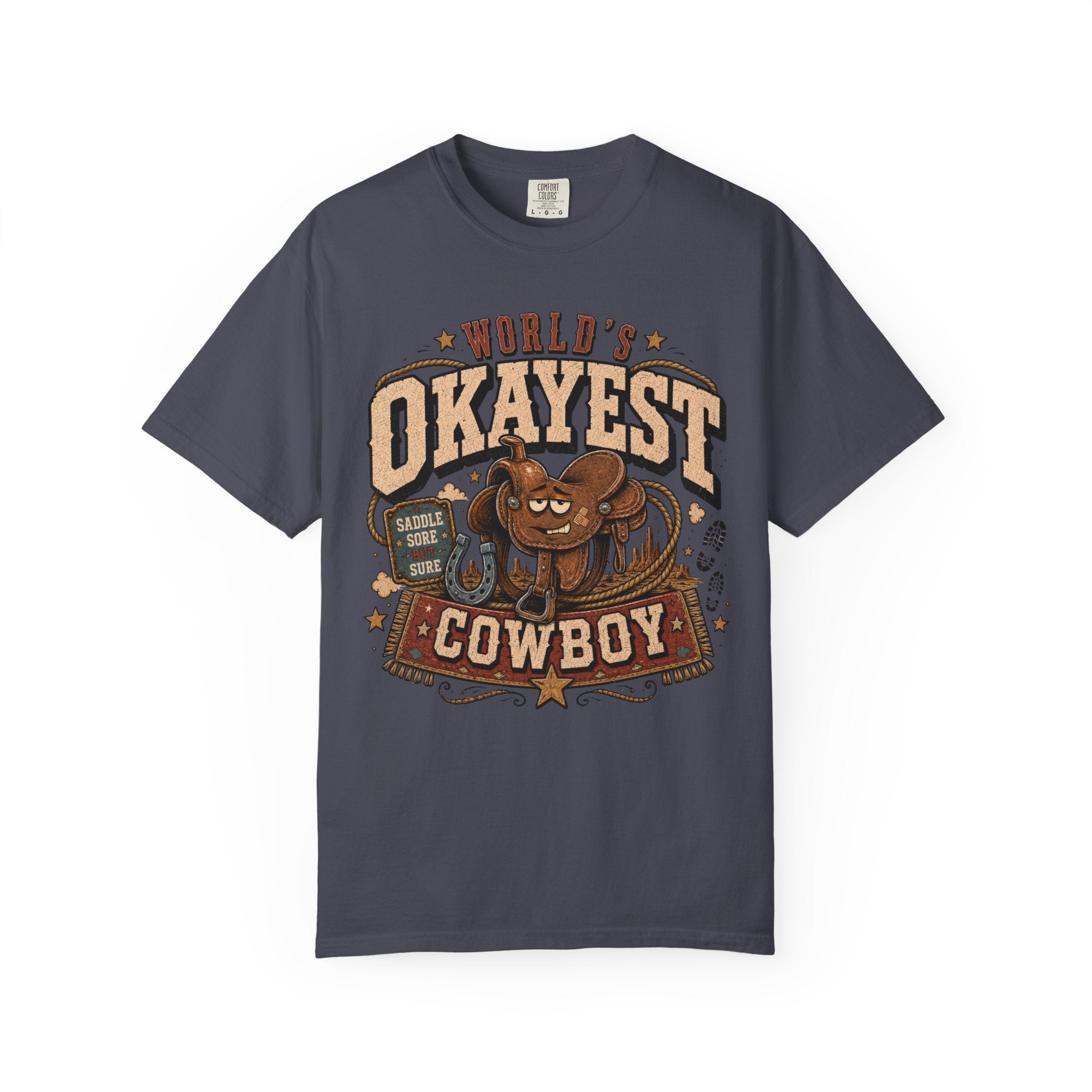 Worlds Okayest Cowboy Saddle