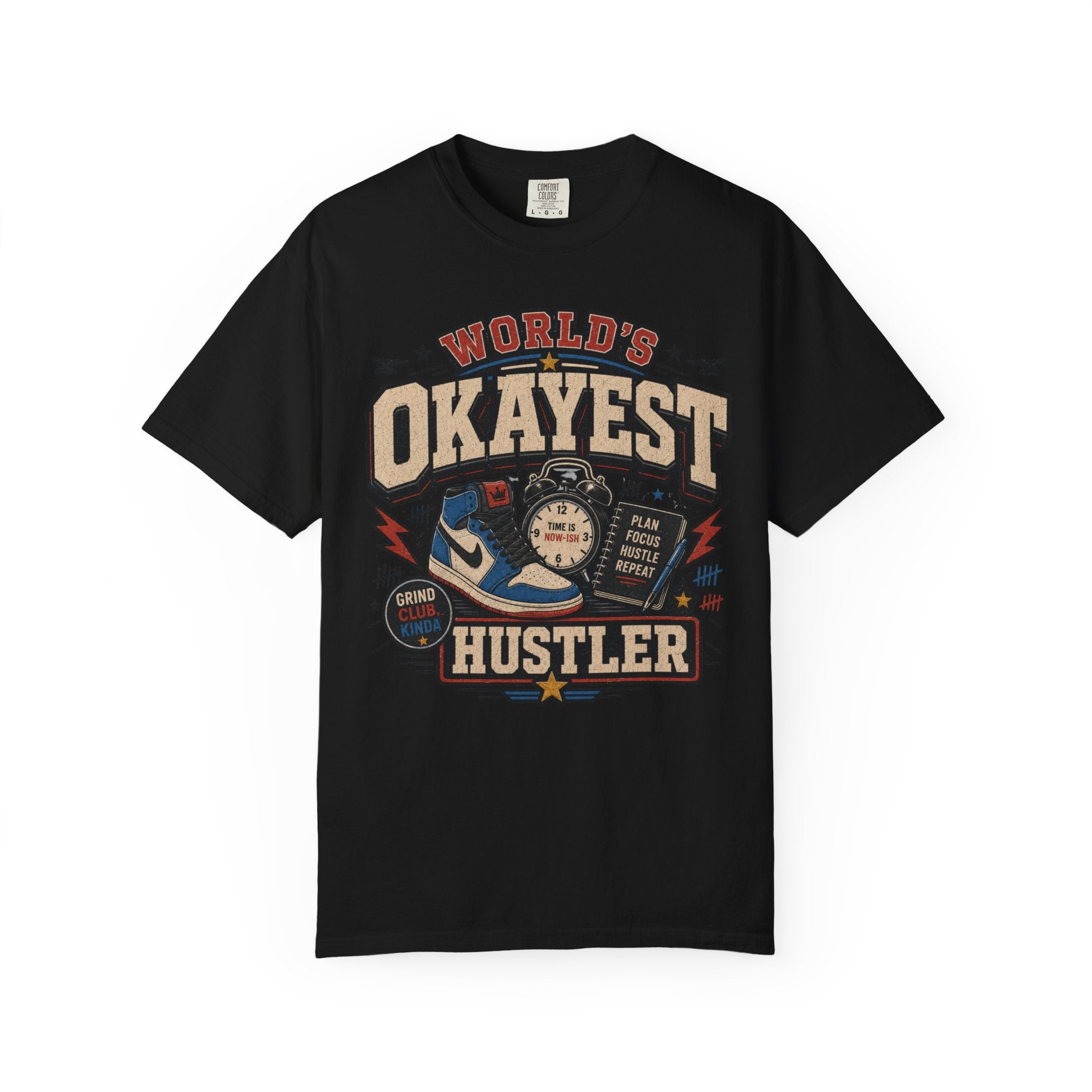 Worlds Okayest Hustler Shoe