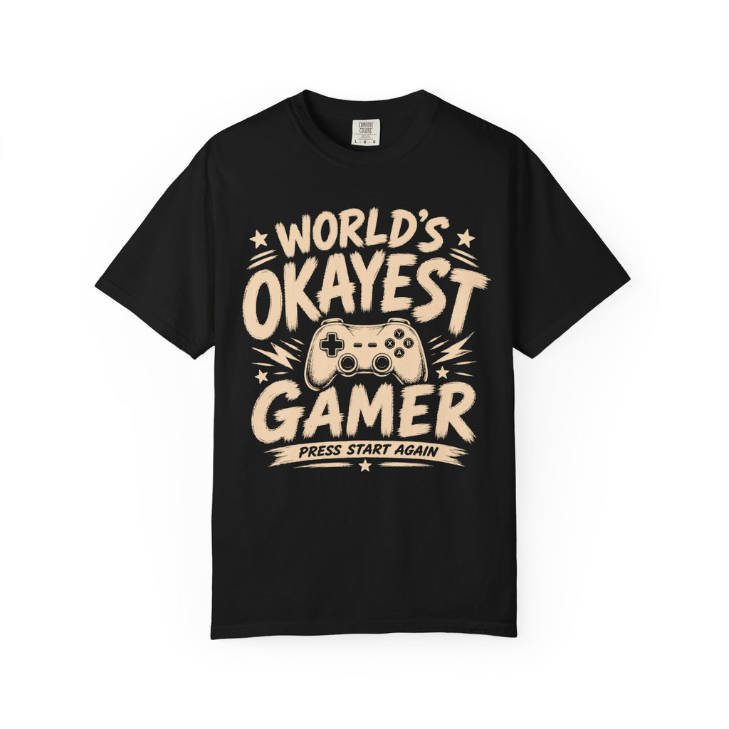 Worlds Okayest Gamer Text