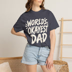 Worlds Okayest Dad Text