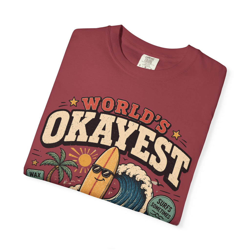 Worlds Okayest Beach Bum Relaxed Board