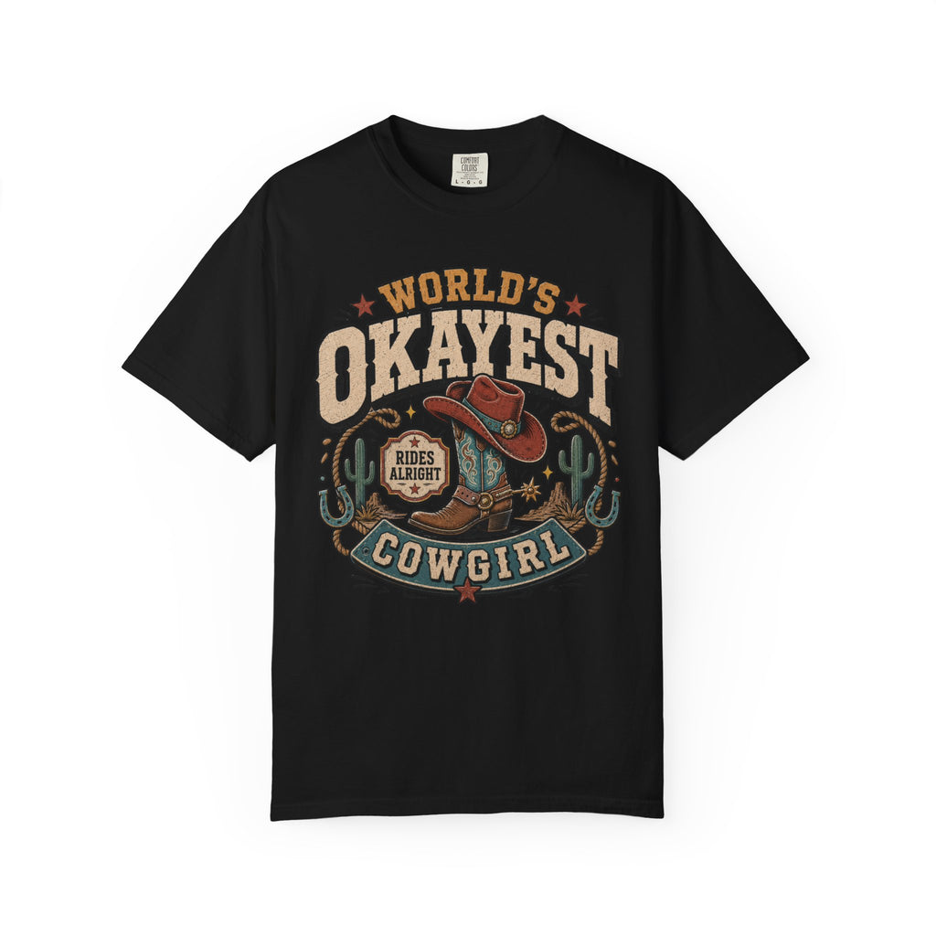 Worlds Okayest Cowgirl Boot